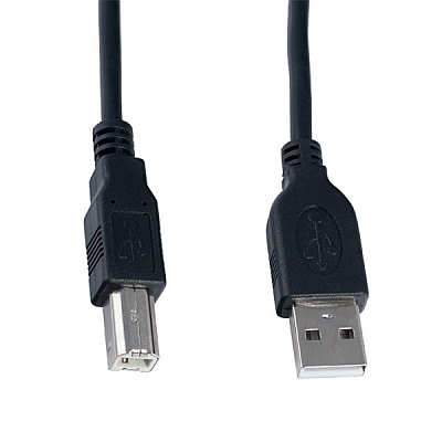 Кабель USB штекер - USB-B штекер Perfeo, 1м (для принтера)
