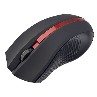 Беспроводная мышь Perfeo VERTEX USB, черно-красный