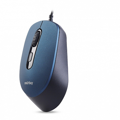 Мышь Smartbuy ONE 265-B USB, беззвучная, синий