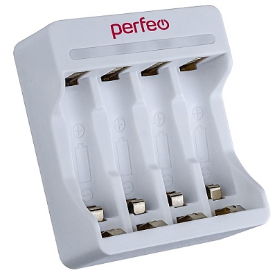 Зарядное устройство для аккумуляторов Perfeo PF-UN-410 (4 х AA/AAA ), 5V