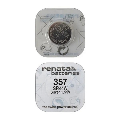Renata 357 SR44W AG13 (Блистер 1 шт.)