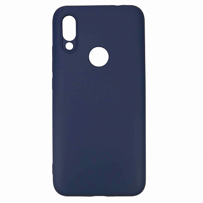 Клип-кейс Xiaomi Redmi 7 Силикон непрозрачный, синий 
