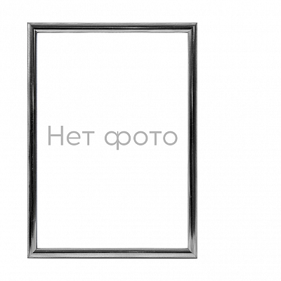 Фоторамка 30х45 пластиковая Зебра 513 Серебро