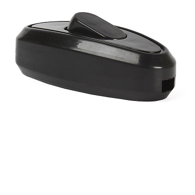 Выключатель Smartbuy, проходной, 6А, 250В, черный