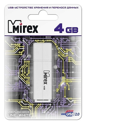Mirex 4Gb LINE WHITE