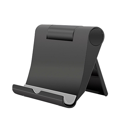 Держатель настольный для смартфона и планшета S059, черный