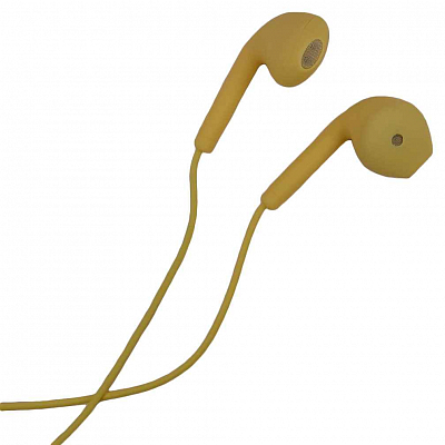 Наушники внутриканальные NOBRAND U88 с микрофоном, желтый
