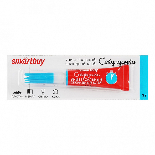 Суперклей-гель Smartbuy 3 гр (Блистер 12шт)