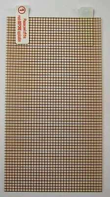 Защитная пленка для телефона 6" разлиновка, металл