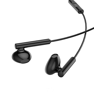 Наушники вкладыши hoco M64 с микрофоном, черный