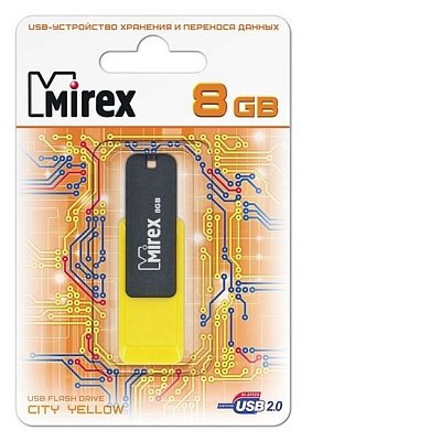 Mirex 8Gb CITY YELLOW