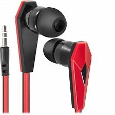 Наушники внутриканальные Defender Trendy 704, черно-красный