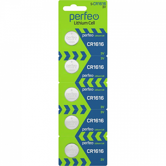 Perfeo CR1616 Lithium Cell (Блистер 5 шт.)