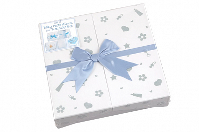 Q418746М, 10х15, 200 фото, голубой в подарочной коробке