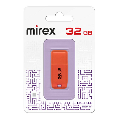 USB 3.0 Mirex 32Gb SOFTA ORANGE