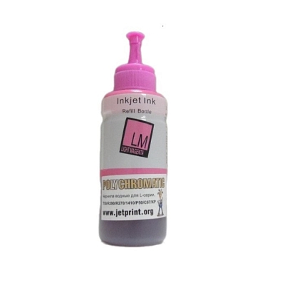 Чернила Polychromatic для EPSON L800/L200/R270/P50/XP/R200/C79/C67, 100 мл, Light Magenta, водные