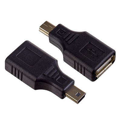 Переходник miniUSB штекер - USB гнездо Perfeo