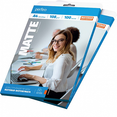 Фотобумага Perfeo матовая А4 108г/м 100 листов (M05)