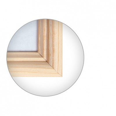 Фоторамка 25х35 деревянная Зебра 1700 Бесцветный