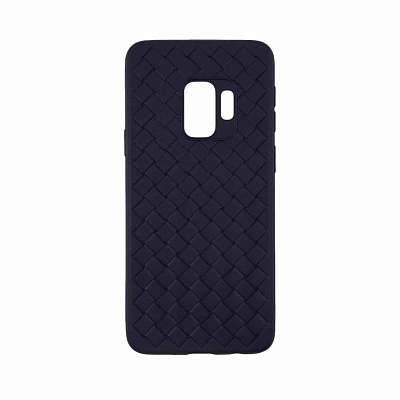 Клип-кейс Samsung S9 Плетение, синий