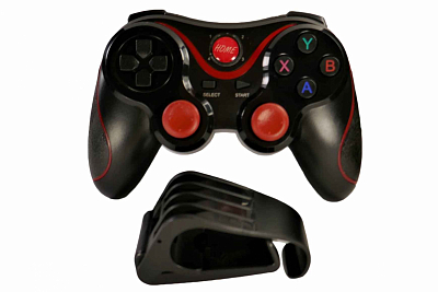 Джойстик беспроводной X3 для смартфона и ПК, USB, черно-красный