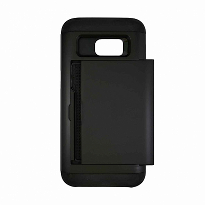 Клип-кейс Samsung S7 edge с Карманом, черный