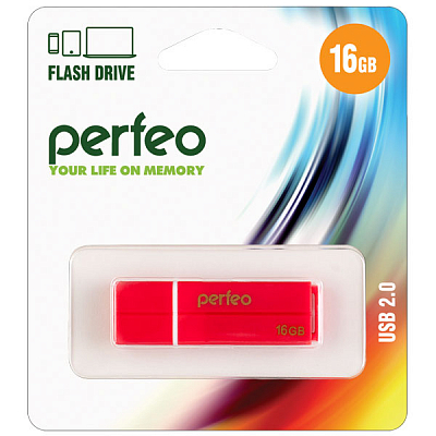 Perfeo 16Gb C01G2 Red