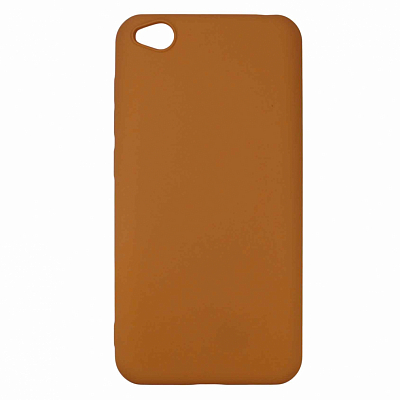 Клип-кейс Xiaomi Redmi Go Силикон непрозрачный, персик 