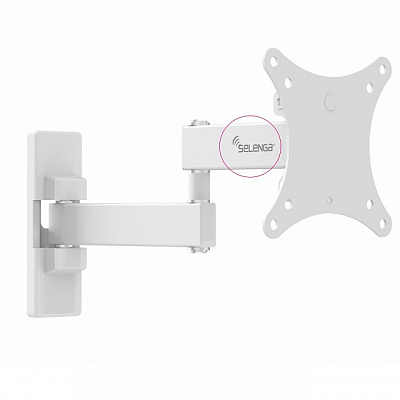 Кронштейн для ТВ (13"-27") SELENGA ТМ-245RW белый.