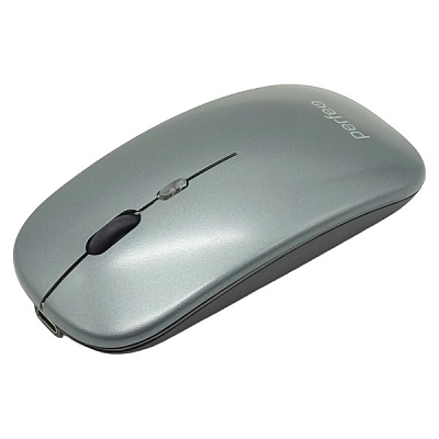 Беспроводная мышь с зарядкой от USB Perfeo LUX Bluetooth+USB, 4 кнопоки, бесшумная, 500mAh, подсветк