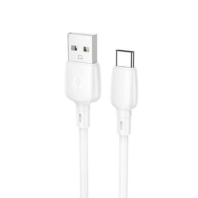 BOROFONE BX93 USB вилка - Type-C вилка, 3A, белый, 1м