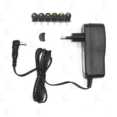  Блок питания c регулировкой (3-12V)/1.5A GoPower PowerTech 1500, 7 штекеров