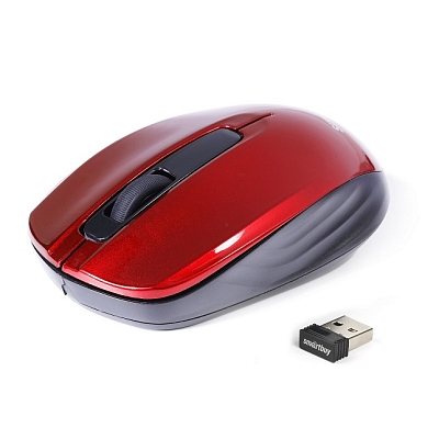 Беспроводная мышь Smartbuy ONE 332 USB, красный