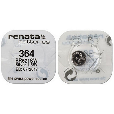Renata 364 SR621SW AG01 (Блистер 1 шт.)