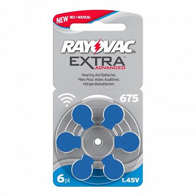 Rayovac ZA675 Extra (Блистер 6 шт.)