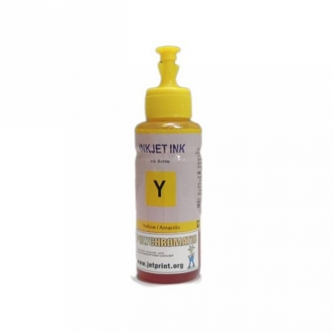 Чернила Polychromatic для CANON IP4200/IP4600, 100 мл, Yellow, водные