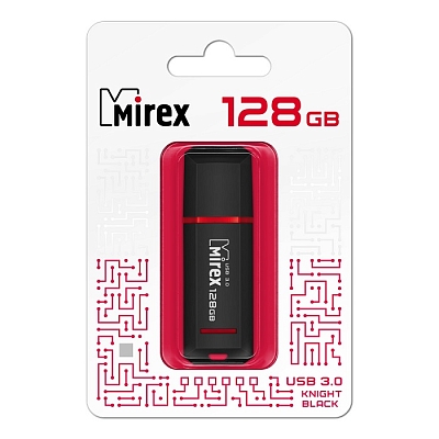 USB 3.0 Mirex 128Gb KNIGHT BLACK