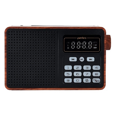 Perfeo Радиоприемник цифровой ALPINIST Next, FM / МР3 / Bluetooth 5.3/ USB или 18650, коричневый