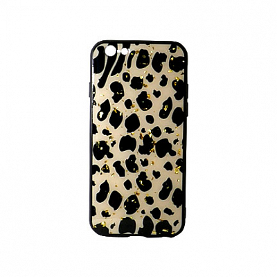 Клип-кейс iPhone 7/8+ с принтом Леопард