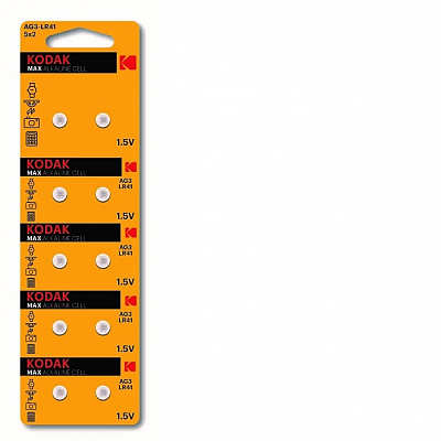 Kodak AG03 / LR41 / LR736 / 392 (Блистер 10 шт.)