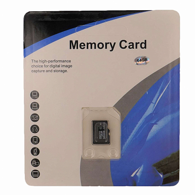 Карта памяти microSD Memory Card 64GB !НЕ ПОДХОДИТ ДЛЯ ВИДЕОРЕГИСТРАТОРОВ И КАМЕР!