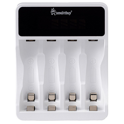 Зарядное устройство для аккумуляторов быстрое Smartbuy 508 автоматическое (4 х АА / ААА)