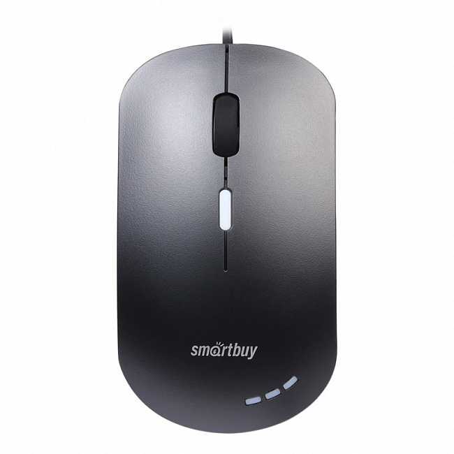 Мышь Smartbuy 288 USB с подсветкой, беззвучная, черный