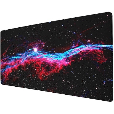 Коврик игровой большой PERFEO, ткань + резиновое основание, оверлок, 795х345х3