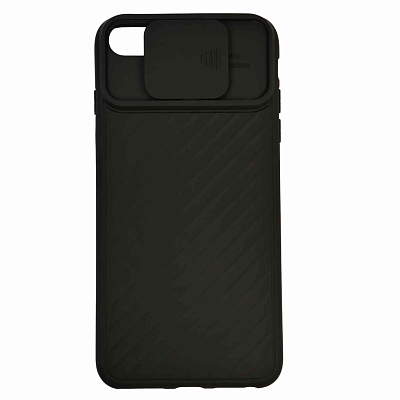 Клип-кейс iPhone 6+/7+/8+ Окно, непрозрачный, черный