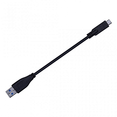 Кабель USB штекер - Type-C штекер Smartbuy 3.1 для HDD/SSD, 10Гб/с, 15 см, черный
