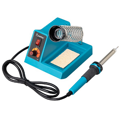Паяльная станция, 40 ватт, регулятор температуры, подставка, Smartbuy Tools