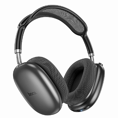 Bluetooth наушники накладные hoco W55 microSD/ AUX с микрофоном, серый космос