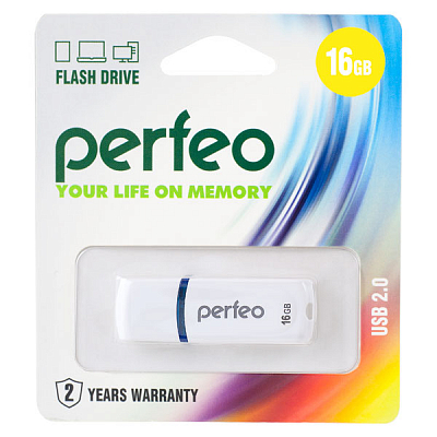 Perfeo 16Gb C09 White