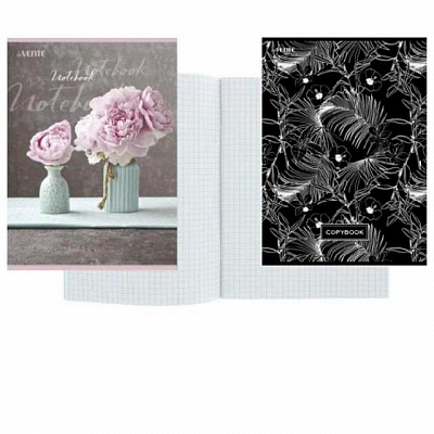 Тетрадь 80 л, А4, скрепка НЕЖНОСТЬ, клетка